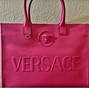 Authentic Versace Pink Tote Bag